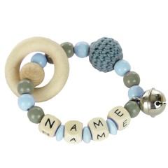 dubistda Greifling mit Name Hakelperle Игрушка-клатч с именем Hakelperle