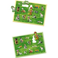 Schmidt Spiele PLAYMOBIL Puzzle-Duell Spiel inkl. Playmobil-Figur Игра-головоломка PLAYMOBIL с фигуркой Playmobil