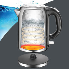 Mutoy Mutoy Wasserkocher Wasserkocher, Elektrischer Wasserkocher,mit LED-Anzeige,1,7l, 2000,00 W, Abschaltautomatik und Trockenkochschutz, fur Tee und Kaffee  Чайник Mutoy, электрочайник, со светодиодным дисплеем, 1,7 л, 2000,00 Вт, автоматическое отключе