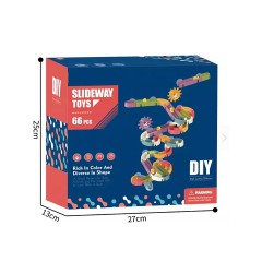 Debuy Kinder Badezimmer Slip  Slide DIY Assembling Track Little Yellow Duck Spielzeug Baby Baden  Wasser spielen Montiertes Gleis Детская горка для ванной