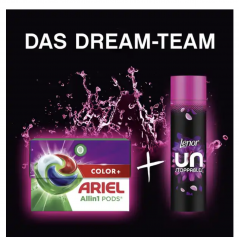 Lenor Wascheparfum Unstoppables Fresh Sensations 155g, Ленор Парфюм для стирки Цветочная свежесть, 155 грамм