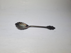 Origo per Cinerem Ложка для сахара с изображением орла, посеребренная нержавеющая сталь 18/10, 14см, Германия, 1950-60гг.