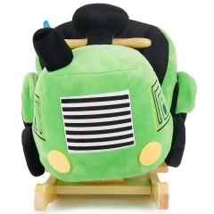 bieco Schaukelpferd Plusch Traktor Schaukeltier 60 cm Baby Wippe Holz Spielzeug ab 9 M Schaukeltiere Лошадка-качалка Плюшевый трактор Животное-качалка 60 см Детская качалка Деревянная игрушка от 9 м Животные-качалки