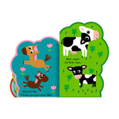 Coppenrath Verlag Mein Filz-Fuhlbuch: Kikeriki! Wer wohnt auf dem Bauernhof? Моя фетровая книга: Кикерики! Кто живет на ферме?