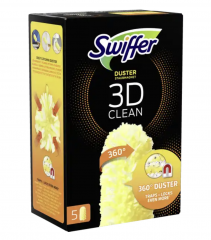 Swiffer 3D Staubmagnet 360 Tucher Nachfullpack, 5St, Свиффер Сменные насадки 360 градусов против пыли для магнитной щетки, 5 штук 