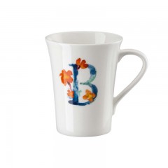 Hutschenreuther Hutschenreuther Flower Alphabet Becher mit Henkel B-Begonia 0,40 L Кружка Hutschenreuther Flower Alphabet с ручкой B-Begonia 0,40 л